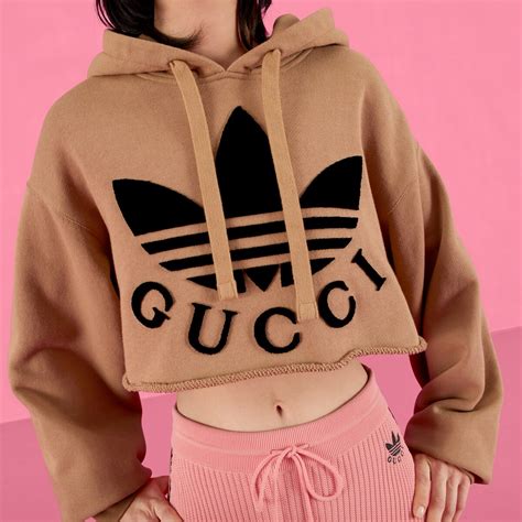 adidas x Gucci cropped sweatshirt 